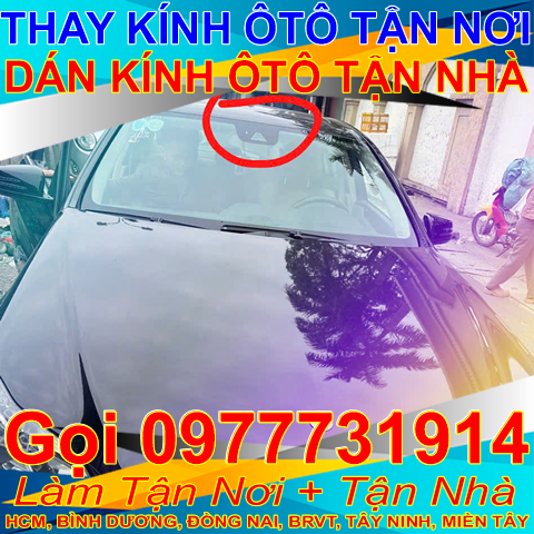 thay kính lái chắn gió ô tô sg hcm