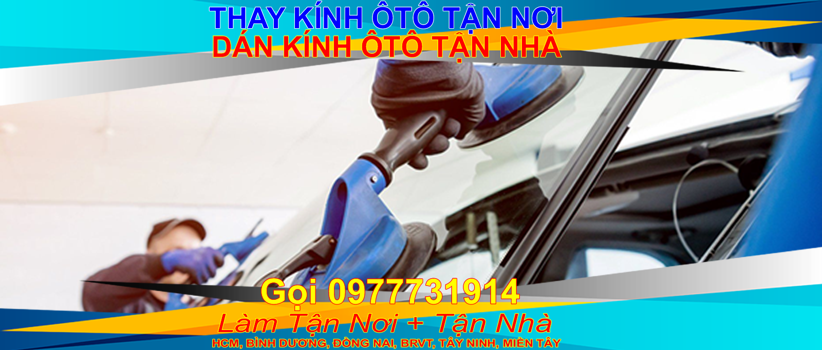 thay kính lái chắn gió ô tô sg hcm