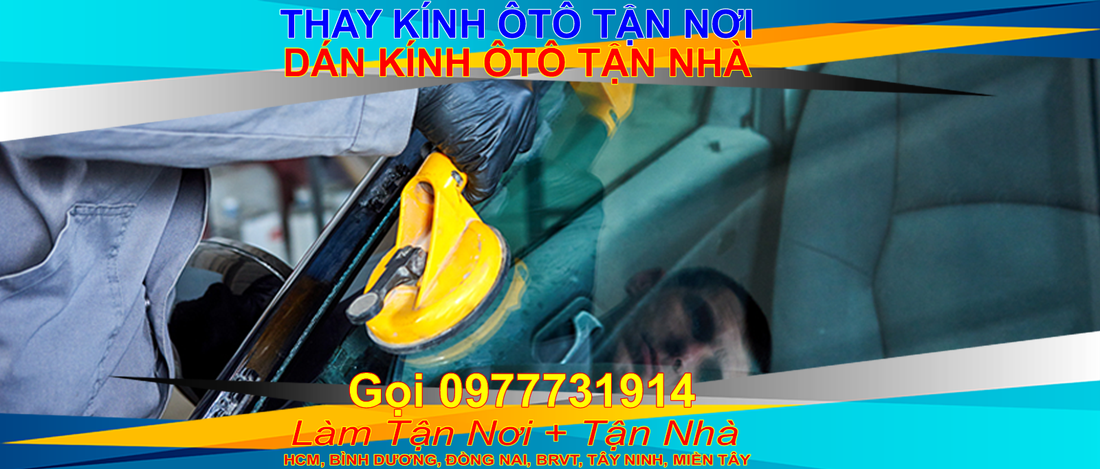 thay kính lái chắn gió ô tô sg hcm